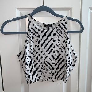 Relaxed Racerback Cropped Top